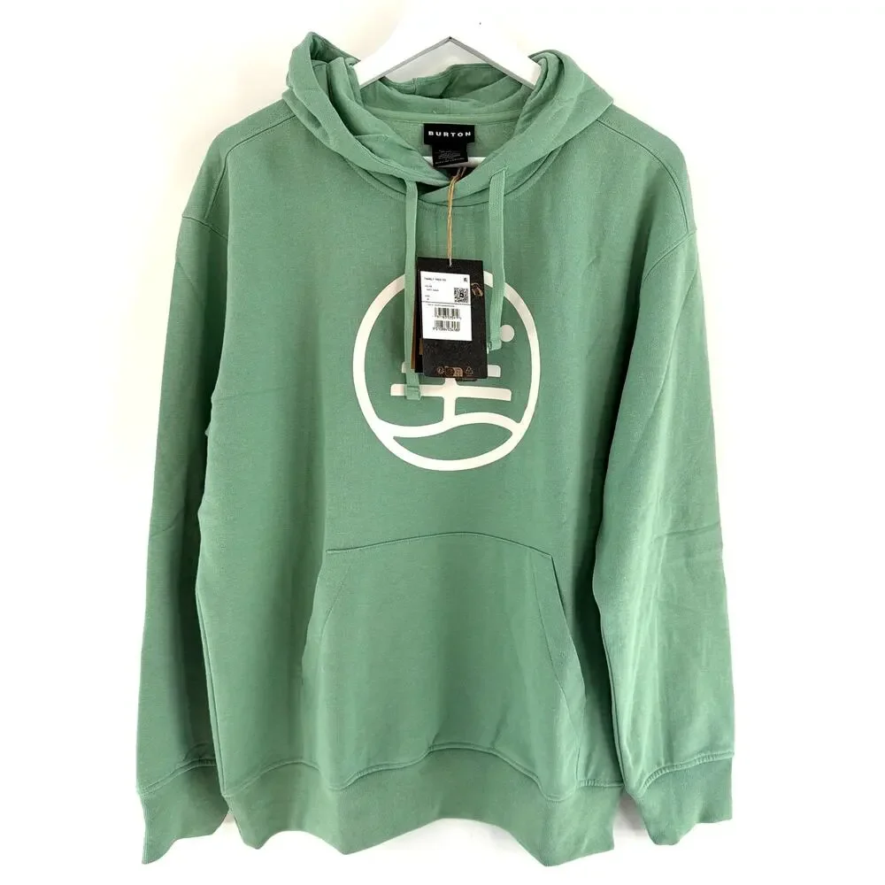 Burton Unisex Soft Sage Family Tree Pullover Hoodie Size M